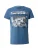 CAMP DAVID Shirt  saffier / zwart / wit