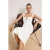 TRENDYOLMİLLA Dames Ecru Effen Midi Mouwloos Stijlvol/Avond Bodycon Jurken