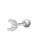Glanzstücke München Piercings  zilver / transparant