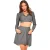 Missy Empire Getailleerde minirok voor dames (Houtskool)