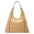 Manfield leren shopper geel