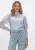 Dante6 Blouse Dames Ocean Puffy Sleeve Top,
