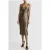 Reiss Mina-metallic Dress Gold