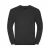 Russell Collection Heren Sweatshirt Katoen Acryl V Hals (Houtskool mergel)