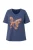 Ulla Popken Shirt  blauw / donkerblauw