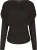 Neo Noir Blouse Lottuna Drapy Mesh Donker Bruin dames