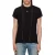 Zwart T-shirt met gebroken wit ruispijlvormig logo