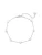 Hey Happiness Voetsieraden ‘Hearts’  zilver