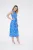 Blauwe Paisleyprint Jurk