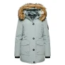 Dames parka met nepbont capuchon Superdry Everest