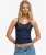 Essential Cami Top met Kant Blauw