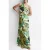 Reiss Tina-jungle Maxi Dress Green