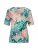 Goldner Shirt  groen / koraal / wit