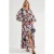Bloemen Maxi Jurk met Striksluiting