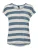 Vero Moda T-shirt Vmwide Stripe S/l Top Ga Noos 10190017 China Blue/snow White Dames
