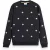 Scotch & Soda All-over Embroidery Sweatshirt Black