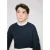 Mango Kids trui donkerblauw rib gebreid