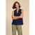 White Stuff Celia Jersey Mix Shirt French Navy
