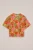 WE Fashion – Meisjes T-shirt met print – Regular fit – Felroze – Katoen –