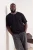 TRENDYOL MAN Heren Zwart Effen Kort Oversized Grote maten T-shirts