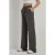 Hoge Taille Elastische Crepe Palazzo Broek