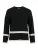 Vila Trui Viril O-neck Oversize L/s Knit Top- 14112403 Black/slnm Dames