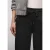 Street One Dames Broek met rechte pijpen en tape in Zwart