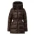 Verwarmde Donsjas met Satijnen Details en Elastische Ceinture Dames COMMA