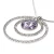 Halsketting Eros Rivoli met Swarovski-kristallen