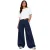 I Saw It First Dames/Dames Denim Jeans Wijde Pijpen (Indigo)