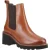 Hush Puppies Gaia Leren Dames Tan Hak Chelsea Boots