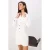 TRENDYOLMİLLA Dames Ecru Effen Kort / Mini Lang Casual Blousejurk Jurken