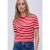 Street One Dames Gestreept shirt in Rood