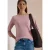 Basic shirt met boothals
