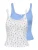 ONLY Top ‘ONLFENJA’  blauw / lichtblauw / spar / wit
