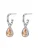 Hey Happiness Oorbellen ‘January Birthstone’  zilver