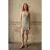 Geribbelde Bodycon Mini-Jurk met vierkante Hals