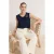 TRENDYOLMİLLA Dames Donkerblauw Effen Mouwloos Regular fit Blouses