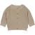QPI Newborn vest taupe grof gebreid