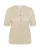 KAFFE CURVE Gebreid vest ‘KClizzy’  beige gemêleerd