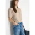 Cecil Dames Trui in effen kleur in Beige