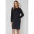 s.Oliver t-shirtjurk midi jurk met stippen zwart