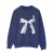 Disney Dames/Dames Minnie Mouse Strik Sweatshirt (Marineblauw/Navy Blue)