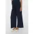 MAMALICIOUS wide leg high waist zwangerschaps casual broek donkerblauw