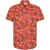 Mountain Warehouse Overhemd met korte mouwen voor heren Tropical Leaves (Oranje)