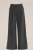 WE Studio – Dames wide leg pantalon – Regular fit – Donkergrijs –