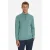 No Excess regular fit gebreide gemêleerde trui – blauw