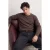 TRENDYOL MAN Heren Beige Effen Lang Regular fit Sweatshirts