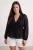 Trendyol Curve Dames Zwart Effen Lang Oversized Grote maten Overhemden