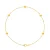 Armband – 5 Echte Gecultiveerde Zoetwaterparels Rond 4-5 mm